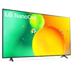 LG 75 Inch Class NANO75 UQA series LED 4K UHD Smart webOS 22 w/ ThinQ AI TV