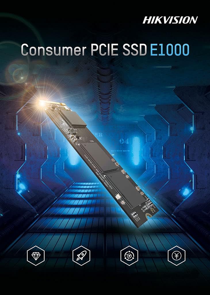 Disque SSD - HIKSEMI E1000 1To - NVMe M.2 Gen3x4 PCIexpress