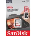 SanDisk Ultra SDXC 128GB UHS-I card 140MB/s Class 10 UHS-I Card – SDSDUNB-128G-GN6IN