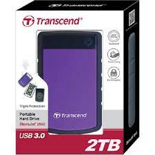 Transcend External HDD 2TB – Purple – TS2TSJ25H3P