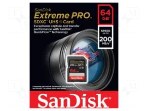 SanDisk Extreme PRO 64GB SDXC UHS-I Card – SDSDXXU-064G-GN4IN