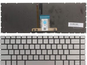 New Laptop Replacement Keyboard Fit HP Pavilion 14-CE 14-CE0064ST 14-CE0068ST 14-CE0008CA US Layout (Sliver with Backlight)