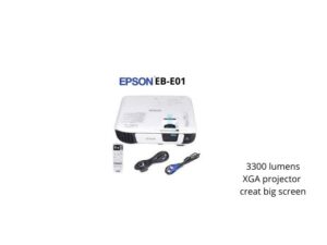 Epson Projector EB-E01 3300 Lumens,3LCD,XGA
