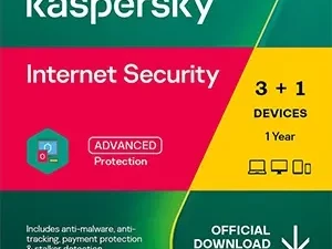 Kaspersky Internet Security 2021 3+1 Devices 1 Year PC MacAndroid Activation Code Inside
