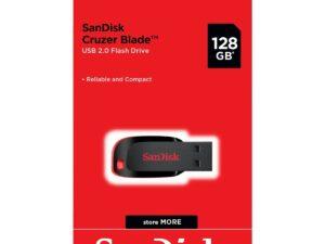 SanDisk Cruzer Blade USB Flash Drive 128GB-SDCZ50-128G-B35