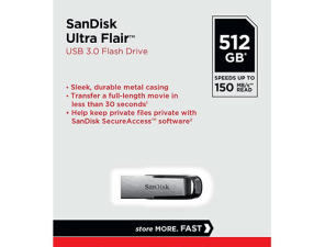 SanDisk Ultra Flair 3.0 USB Flash Drive 512GB-SDCZ73-512G-G46
